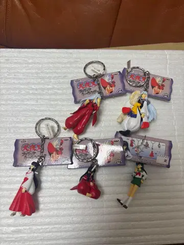 이누야샤 피규어 키링 전 5체 세트