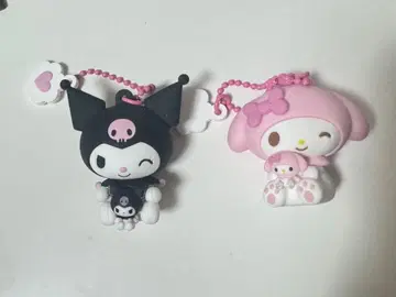 마이멜로디 쿠로미 키링 2개 세트