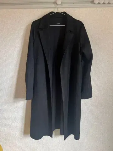ZARA 블랙 롱 코트 M