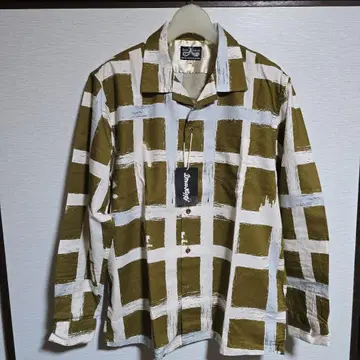 드레스 히피 긴팔 오픈 카라 셔츠