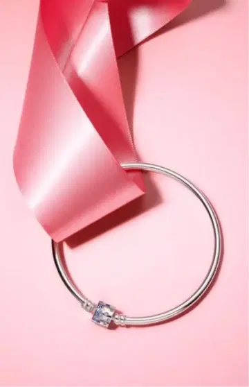 실버 크리스탈 오픈 링