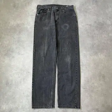 Wrangler 랭글러 W34 블랙 데님 하의 블랙 16357
