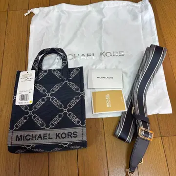MICHAEL KORS 네이비 숄더백