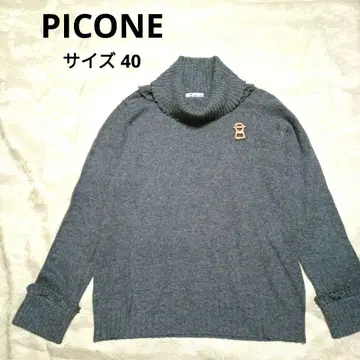 새상품급 PICONE 터틀넥 스웨터 여성용 니트 사이즈 40