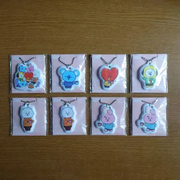 LINE FRIENDS PVC 참 8개 세트