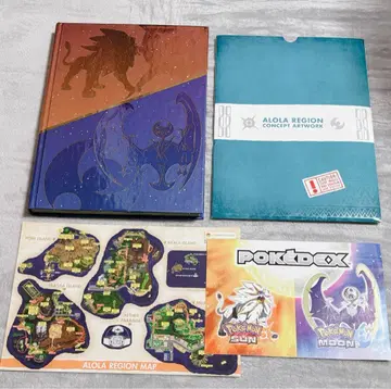 포켓몬 썬문 아트북 해외 공략집