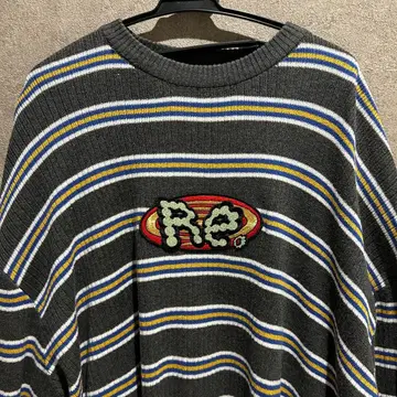 완판템 BIG 와펜 니트 롱T 블랙 RE. 나카 리이사