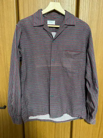 TownTopic 50 빈티지 오픈 카라 셔츠