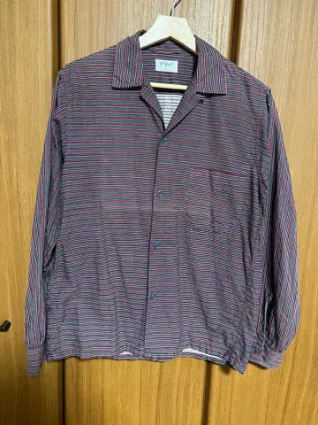 TownTopic 50 빈티지 오픈 카라 셔츠