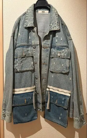 BOE 라이트 블루 데님 자켓