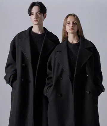 CLEL 클레일 더블 체스터 코트