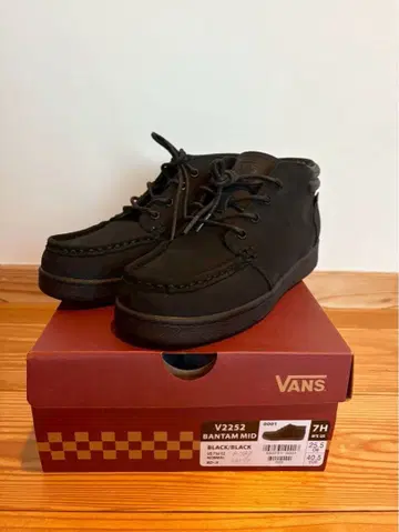 VANS BANTAM MID 블랙 25.5cm