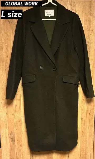 GLOBAL WORK 다크 그린 L 사이즈 코트