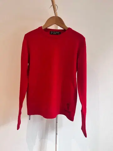 zucca Speedo Dragon 빨간색 긴팔 니트