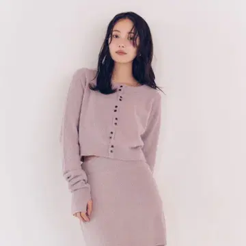 Andequal 글리터 롱 슬리브 가디건