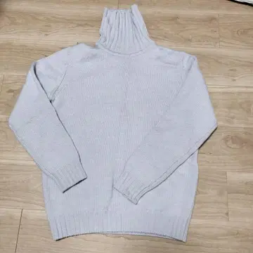 BAFY 터틀넥 니트 스웨터 라이트 그레이