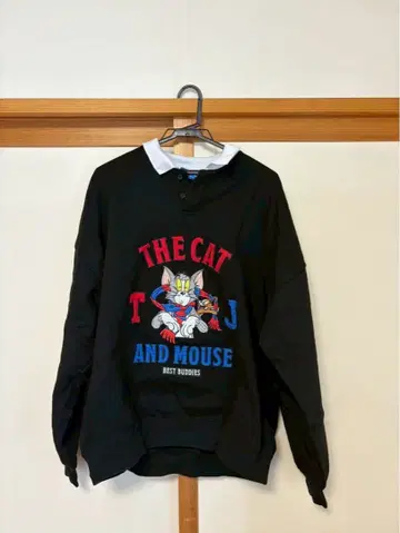 톰과 제리 블랙 맨투맨 SEQUENZ