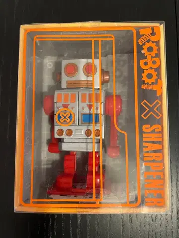 로봇형 연필깎이 레트로 양철풍