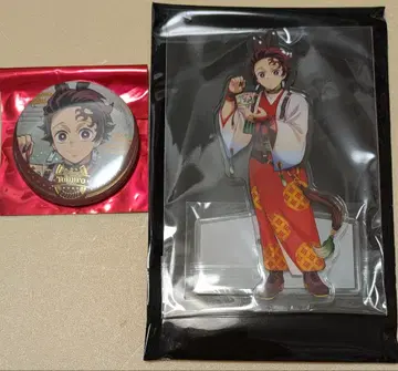 귀멸의 칼날 갑오년 탄지로 아크릴 스탠드 & 캔뱃지