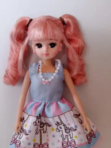 리카짱 인형 핑크 투테일