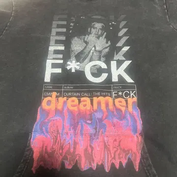 F*CK dreamer 후드 티셔츠