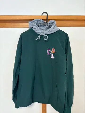 BACK NUMBER 후드 부착 후드티 M 사이즈 그린