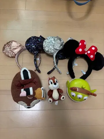 디즈니 굿즈 머리띠 세트