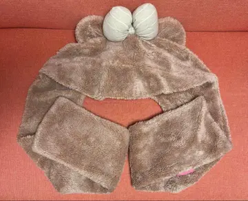 디즈니 셰리메이 후드 부착 머플러