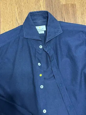 지아네트 네이비 옥스퍼드 셔츠