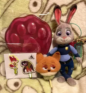 주토피아 4세트 디즈니 스토어 럭키 백