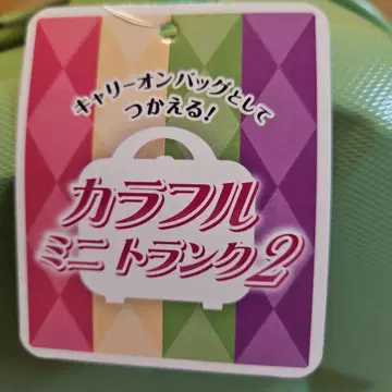 컬러풀 미니 트렁크 2 그린