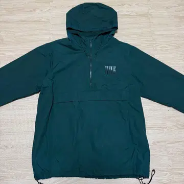 HUF 다크 그린 후드 부착 나일론 자켓