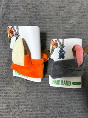 주토피아2 귀 달린 헤어밴드 2개 세트