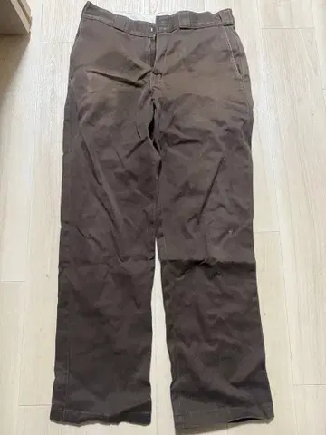 Dickies 워크 팬츠 브라운