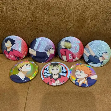 하이큐!! 캐릭터 캔뱃지 7개 세트