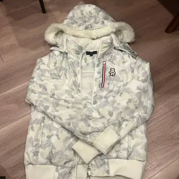 여성용 골프 Callaway 카모플라쥬 디자인 후드 부착 자켓