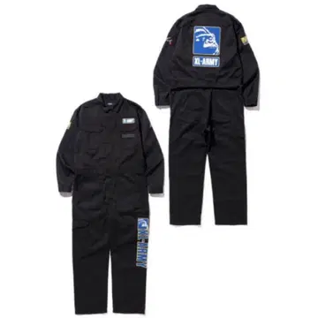 레어 XLARGE 빅 로고 점프 수트 작업복 오버롤