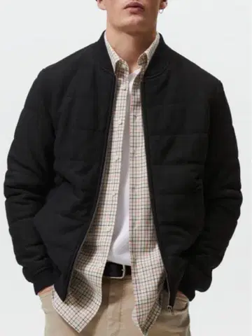 ZARA 자라 퀼팅 자켓 플라이트 MA-1 충전솜 다운