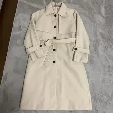 J.LINE 아이보리 롱 코트 F 사이즈