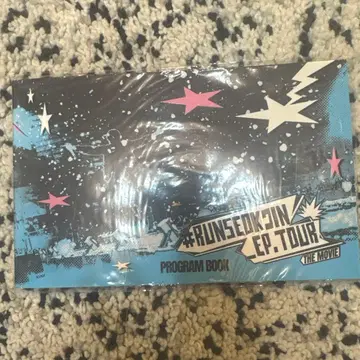 BTS 진 영화 runseokjin 프로그램북 팜플렛 트레이딩 카드 없음