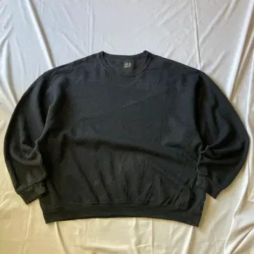 00s 프룻 오브 더 룸 맨투맨 트레이닝복 블랙 그런지 Y2K