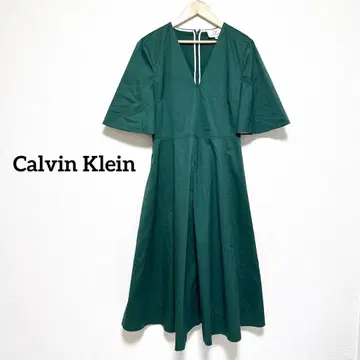 [새상품급] Calvin Klein 캘빈클라인 롱 플레어 원피스 S