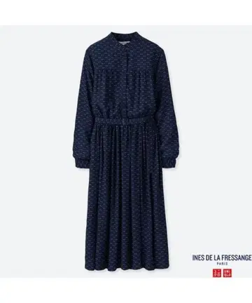 [ 이네스 드 라 프레상쥬 ] 조젯 개더 원피스