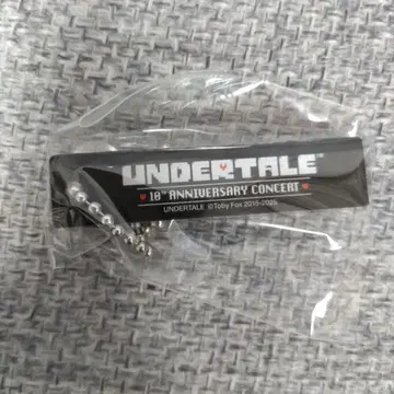 Undertale 10주년 기념 콘서트 회장 한정판 아크릴 블록 키링