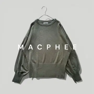 투모로우랜드 맥피 카키 니트 스웨터 풀오버 울