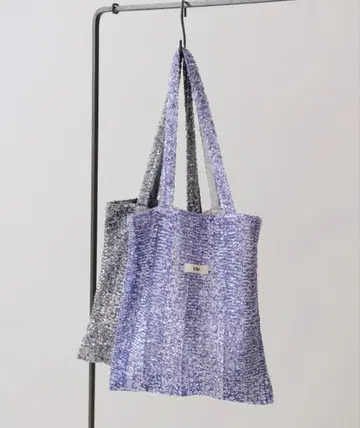 Uhr 스팽글 토트백 퍼플