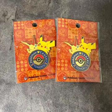 포켓몬 센터 한정판 핀즈 2개 세트 포켓몬 센터 토호쿠