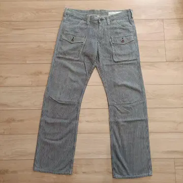 FOB FACTORY 부시 팬츠 히코리 LL 사이즈