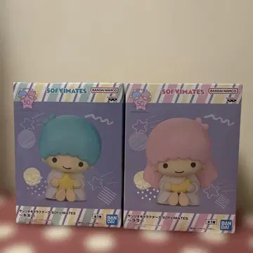 산리오 캐릭터즈 SOFIMATES 키키와 라라 2체 세트