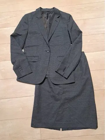 브라운/하운드투스 체크/셋업